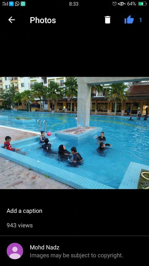 Kampong Kubu Gajah  Sanie Guest Room Suria A' Apartment, Bukit Merah Laketown Resort מראה חיצוני תמונה